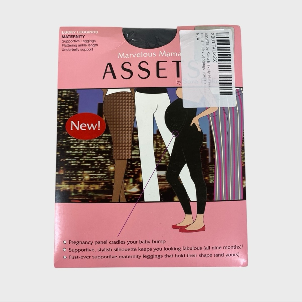 assets by SPANX NEW Slate Grey Marvelous Mama Supportive Lucky Leggings Size 1
